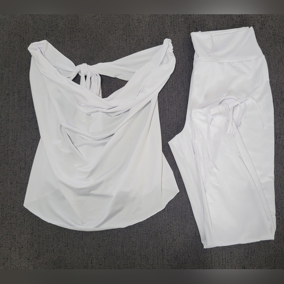 NWOT Womens Halter Two Piece Outfit - Picture 4 of 9